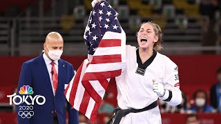 18-year-old becomes America's first women's taekwondo champion  | Tokyo Olympics | NBC Sports