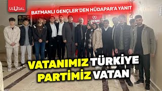 Batman'da 30 genç Vatan Partisi'ne üye oldu!