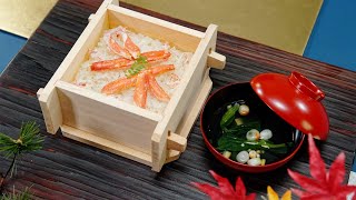 Worldwide Flavors [Steamed rice with crab meat : Japan]