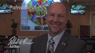 Professionalism | Rob Baas | Langeland Family Funeral Homes Burial & Cremation Services