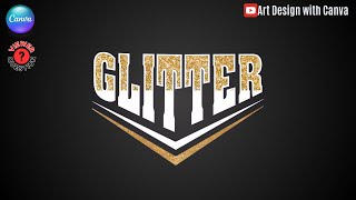 Viewer Question: How To Create Half Glitter Text for Creative TShirt Design in Canva