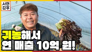 [선공개] 쌈 채소로 인생 꽃 활짝 핀 범석 씨의 유쾌한 시골 라이프 | 서민갑부 415 회