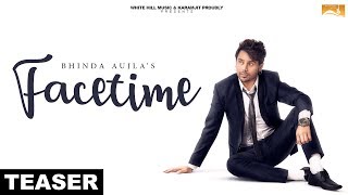 Facetime (Teaser) Bhinda Aujla feat. Bobby Layal | White Hill Music | Releasing on 5th Jan