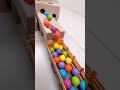 marble run race asmr 206 wooden wave course colorful marbles marblerun marblerunrace asmr