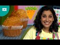 Making Easy Carrot Muffins On Play School | ABC Kids