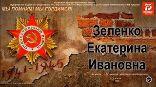 Цикл памяток «Их именами названы улицы города» Зеленко Е. И.