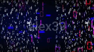Binary Code Background - Motion Graphics