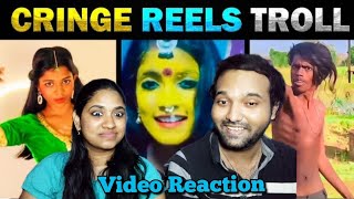Cringe Reels Troll  Video Reaction🤪😂🤣😁 | Today Trending | Tamil Couple Reaction