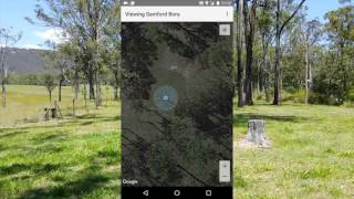 Dowsing Mapper How To - Map Screen