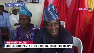 Ondo State SDP, Labour Party Reps Candidates Defect to APC