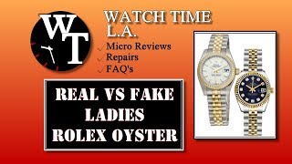 Real vs Fake Rolex with Detailed Close-ups - How to Spot a Fake Rolex