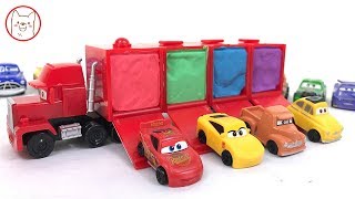 Learning Color Disney Cars Lightning McQueen Mack Truck for kids car toys