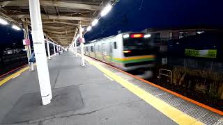 [警笛あり!]E261系RS1編成鴨宮駅通過シーン\u0026E231系1000番台K-31編成+S-11編成鴨宮駅通過シーン