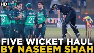 2nd Fifer in a Row | Naseem Shah At His Best | Pakistan vs New Zealand | 1st ODI 2023 | PCB | MZ2L