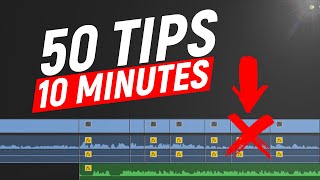 50 YouTube Tips in 10 MINUTES to Grow Your YouTube Channel