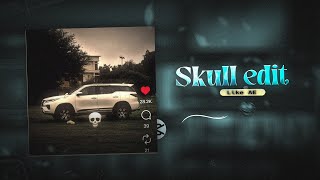 Trending Skull 💀 Edit 🔥| Capcut Troll Face Edit | Complete Tutorial