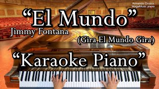 "El Mundo" (Karaoke Piano Cover - Armando Orozco)