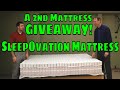 A 2nd Mattress GIVEAWAY! SleepOvation Mattress