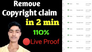 how to remove copyright claims on youtube I Remove copyright claim I how to remove copyright claim