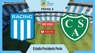 RACING CLUB - SARMIENTO (EN VIVO) FECHA 4 | TORNEO SOCIOS LIGA PROFESIONAL FUTBOL 2021