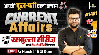 6 March 2024 Current Affairs | Current Affairs Today (1401) | Kumar Gaurav Sir