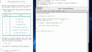 Python 15 Testing Operators