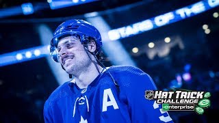 Matthews notches 1st hat trick since NHL debut