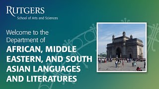 Rutgers (NB) African, Middle Eastern, and South Asian Languages and Literatures
