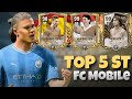 TOP 5 ST IN FC MOBILE 🔥 TOP 5 STRIKERS IN FC MOBILE || LION