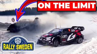 🇸🇪 WRC RALLY SWEDEN 2025 | ❄️ SHAKEDOWN FLAT OUT \u0026 Mistakes | Highlights