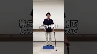 【杖】歩いている時に目の前に障害物があった際に