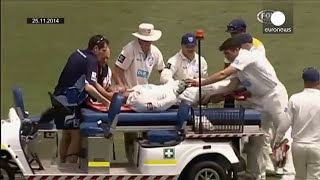 Australian cricketer Phillip Hughes dies after being hit by ball on the head aged of 25 years old