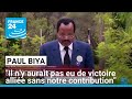 80 ans du débarquement de Provence : le discours du président du Cameroun, Paul Biya • FRANCE 24