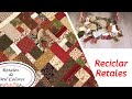 ♻️#Recicla tus Retales de Tela. Cómo fabricar tela para #patchwork o proyectos #sew #recycle 063