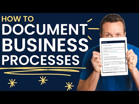 How to document business systems and processes