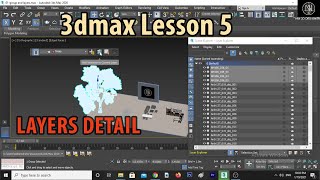 3dmax lesson 5 (LAYERS WITH SCENE EXPLORER)Hindi/Urdu