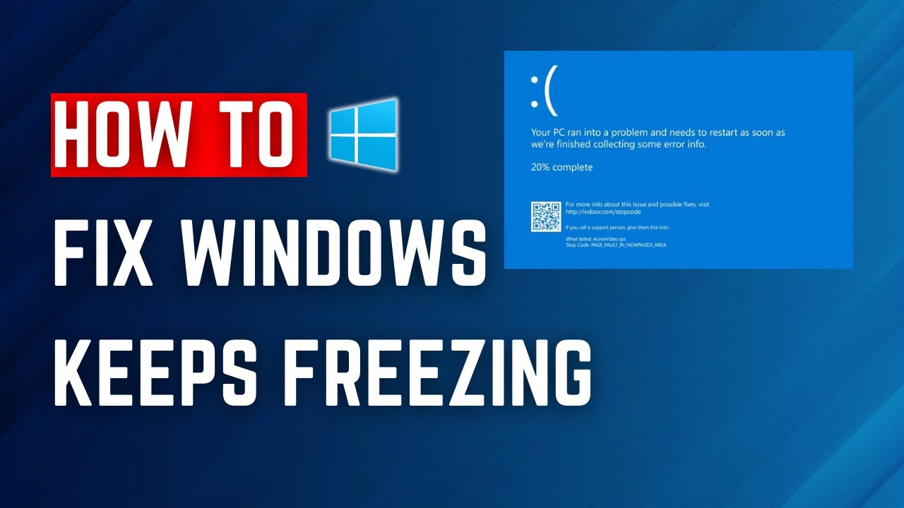 How To Fix Windows Computer Keeps Freezing Randomly (2023) - YouTube