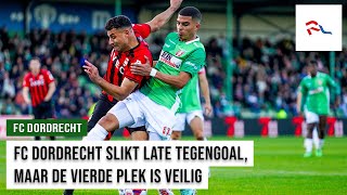 FC Dordrecht pakt punt (1-1) en wil feestend Willem II achterna