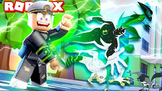 Becoming BEN 10 and FIGHTING in ROBLOX