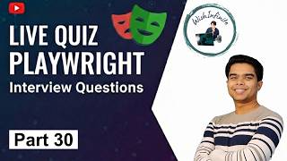 Playwright Interview Questions Live Quiz 30 🚀 | Visual Testing & Screenshot Comparison