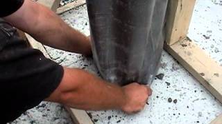 Fast-Tube™ Concrete Column Form : Locking the base