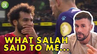 What MO SALAH Said To Me After The Game... #Shorts