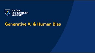 Generative AI and Human Bias