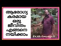 ആരോഗ്യകരമായ ജീവിതം എങ്ങനെ നയിക്കാം dr ak വിജയകുമാർ