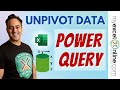 How to Unpivot Data with Power Query in Excel