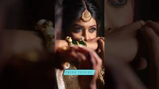 # A perfect maharashtrian bridal look#💜royal Marathi look💜#short video #💕💕