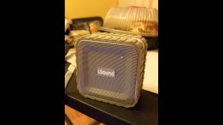 I Sound DuraWaves Bluetooth Speaker Sound Test