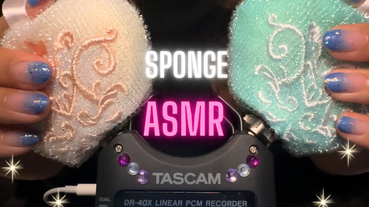 Asmr Sponges Sound No Talking Youtube