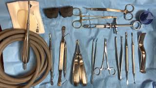 The basic oral surgery tray setup I use