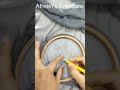 how to trace embroidery design on transparent fabric technique trick hacks shorts